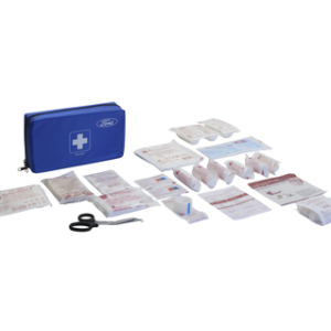 Modra platnena torba za prvo pomoč